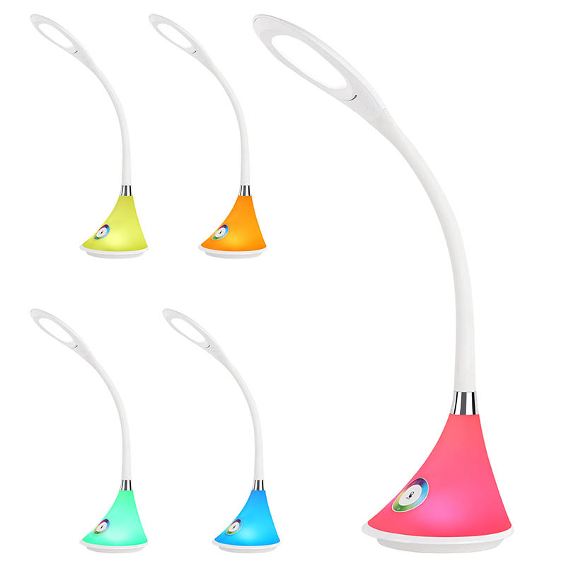 Dragonfly LED -skrivbordslampa med RGB -bas