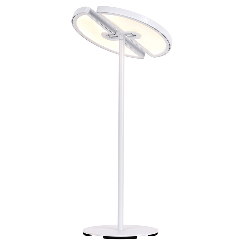 Dual-Moon justerbar LED-bordslampa med färgtemperaturkontroll