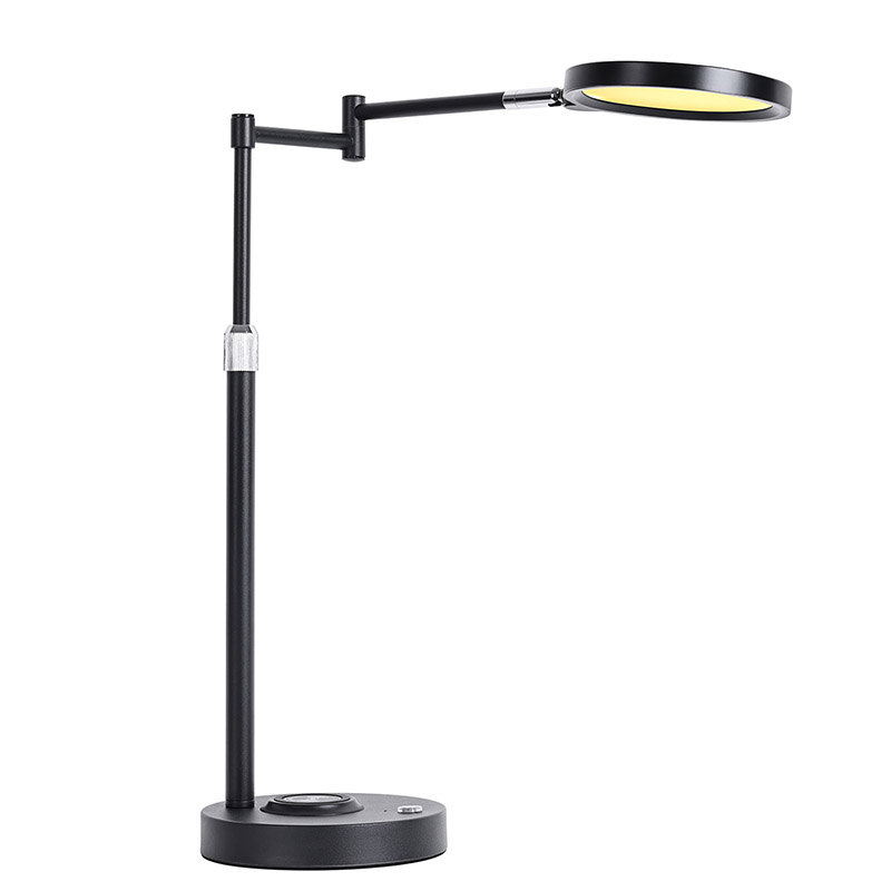 LED -skrivbordslampa med fällbar funktion