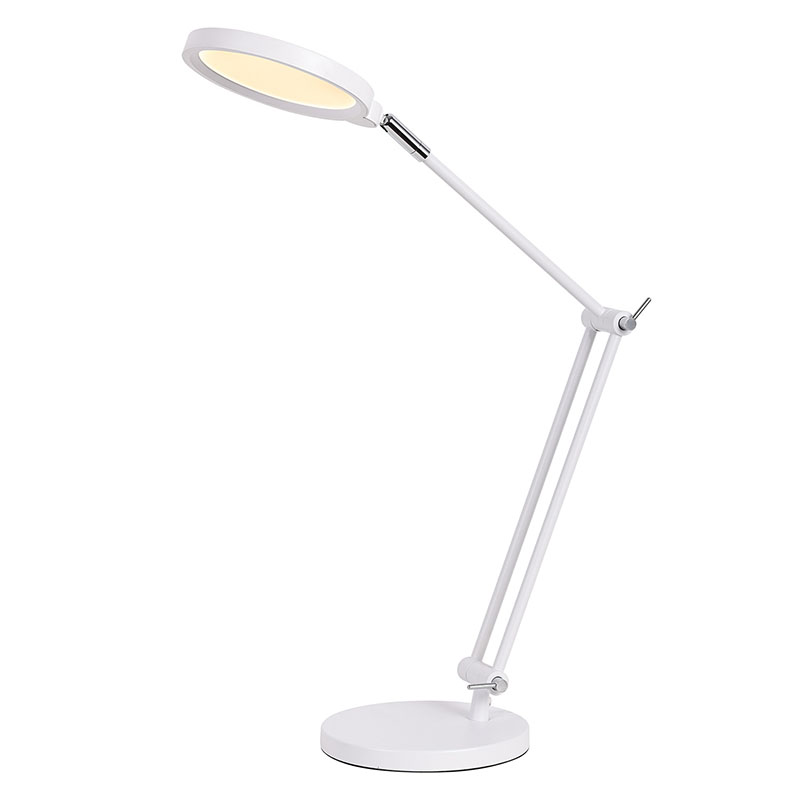 LED -skrivbordslampa med lång arm