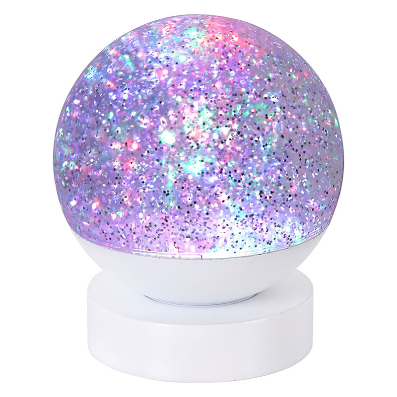 Led RGB Glitter Dekor Lampa