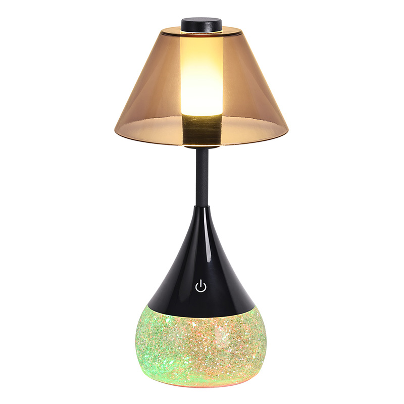 Svampflödeslampa med dynamisk vätskebas