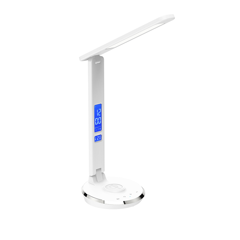 Qi LED -skrivbordslampa med trådlös laddare