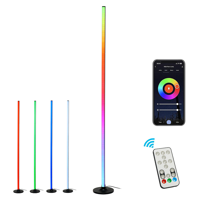 RGB golvlampa med musikväxling