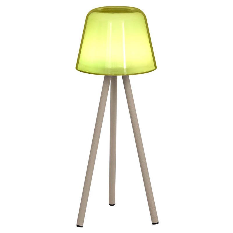 Stativ LED -skrivbordslampa med RGB -svampskugga